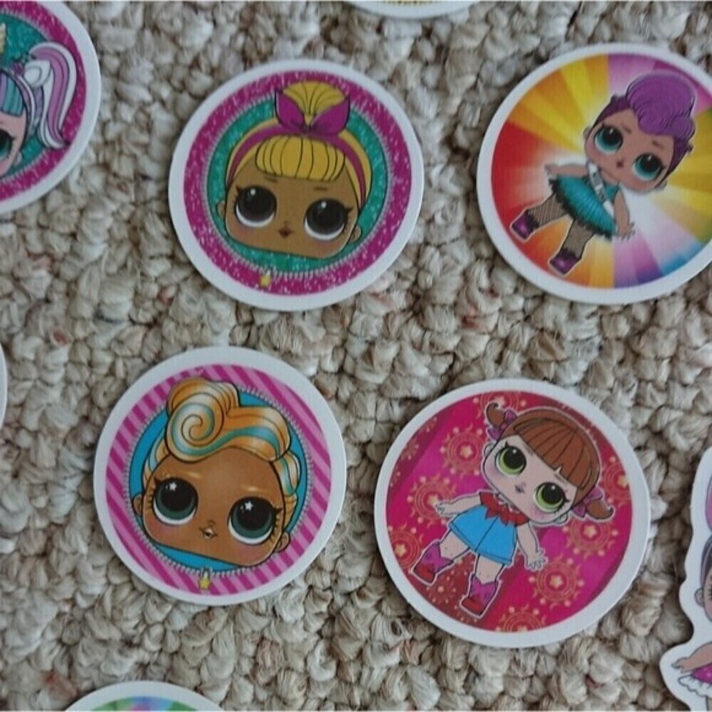 50 pieces cute LOl Stickers Waterproof Vinyl - Picture 4 of 10